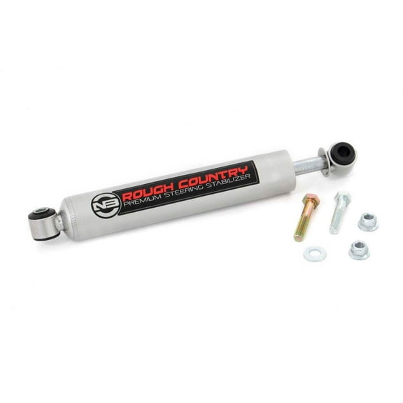 Rough Country N3 Steering Stabilizer for 2016-2024 Nissan Titan XD - 8736830
