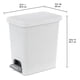 thumbnail image 3 of Bote de Basura Sterilite StepOn Rectangular 10L con Forro, 3 of 8