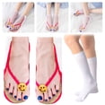 thumbnail image 3 of Calcetines Patrón 3D Tobillo 1 Pares Casuales Un Regalo Mordaza para Mujer Regalos, 3 of 9
