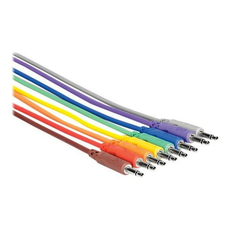 Hosa Unbalanced Patch Cables 3.5 mm TS to TS 3 ft.