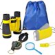 thumbnail image 2 of Kit de aventura Hugo explorador libre Lupa Telescopio Silbato Brújula Azul, 2 of 10