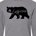 thumbnail image 4 of Inktastic California Black Bear Silhouette Long Sleeve T-Shirt, 4 of 5