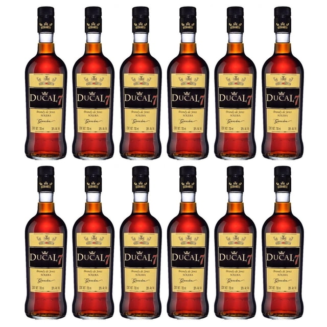 Pack de 12 Brandy Ducal 7 Solera Gascón 700 ml