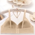 thumbnail image 3 of Hrsba Womens Wireless Bra Maternity Nursing Bra Three Hook Closure Breathable Stretch Everyday Comfortable Bra, 3 of 5