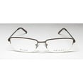 thumbnail image 3 of PRIMARY PT107 TITANIUM EYEGLASS FRAME/GLASSES HALF-RIM DURABLE SIMPLE & ELEGANT, 3 of 9