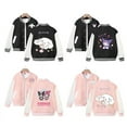 Kawaii Sanrio Kuromi Cinnamoroll Hello Kitty Children Baseball Coat