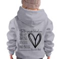 thumbnail image 4 of Mercatoo 2 to 14 Years Teen Girls Heart and Letter Graphic Hoodie Cozy Fashionable Long Sleeve Pom Puff Pullover Sweatshirt, 4 of 4