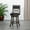 Grey, Charcoal Seat, variant on Fulvari Modern 24" Dining Chairs Upholstered X-Backrest Seat Cushions Bar Stools Chairs Armless Swivel Stool for Restaurants Living Rooms Kitchen Counter Office