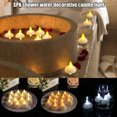 thumbnail image 2 of CAROOTU 12pcs Waterproof Candle Light SPA Floating LED Flickering Tea Lights Candles, 2 of 6