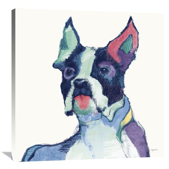 Global Gallery's Avery Tillmon 'Ulysses Watercolor Pastel' Stretched Canvas Wall Art