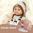 thumbnail image 2 of Muñeca Reborn, totalmente de silicona, 50 cm, bañable, SQTC, 2 of 3