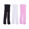 thumbnail image 4 of Himition 3pcs Kids Tight Ballet Dance Pantyhose Translucent Stocking Student Pantyhose Dress Up Props for Child- Size S(Black, White, Pink), 4 of 5