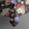 thumbnail image 5 of Pioneer Flower Floral Print Pattern Square Tablecloth, Waterproof Wipeable Spillproof Washable Table Cover for Home Kitchen Party Decor, 42"x42", 5 of 6