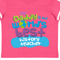 thumbnail image 4 of Inktastic World’s Best History Teacher Daddy Boys or Girls Toddler T-Shirt, 4 of 5