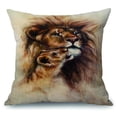 thumbnail image 4 of simhoa Animal Pattern Pillowcase Cushion Cover for Sofa Car Lion 50x50cm, 4 of 8