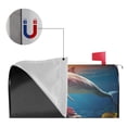 thumbnail image 2 of Yiaed Underwater Plant Dolphin Print Mailbox Covers, Magnetic Mailbox Cover, Mail Box Covers for Garden Outdoor Decor Box Covers-21x18 in, 2 of 8