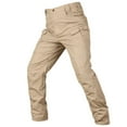 thumbnail image 3 of Men's Cargo Work Trousers With Multiple Pockets Outdoor Hiking Adventure Utility Pants For Casual Daily Wear Pants Loose Fit Straight Legs Beach Trousers, 3 of 3