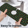 thumbnail image 6 of Vsdgher St. Patrick's Day8 Kitchen Sink Splash Guard Faucet Mat -1 PC Super Absorbent Fast Drying Mat Sink Gadgets-Splash, Bathroom,Sink Mat,(15" X 5.5" ), 6 of 7