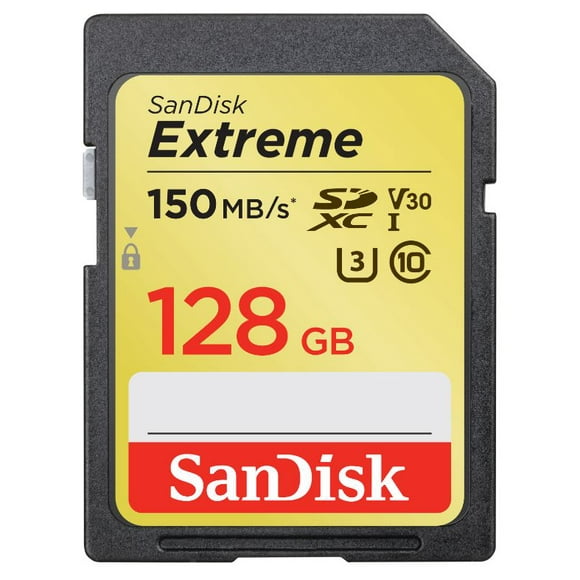 Carte SanDisk ExtremeMD SDXCMC UHS-I de 128&nbsp;Go&nbsp;– SDSDXV5-128G-CWCIN Convient aux vidéos 4K UHD