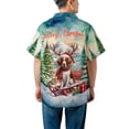 thumbnail image 5 of Merry Christmas Santa Reindeer Antlers Brittany Spaniel Sleigh Xmas Winter Holiday Hawaiian Shirt Breathable Summer Unisex Merch Brittany Dog Lover Gifts Idea - 00023, 5 of 6