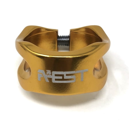AEST Anodized Aluminum Alloy Bike Seat Saddle Clamp in 31.8mm and 34.9mm (31.8mm  Gold) price history on PriceWatchPro