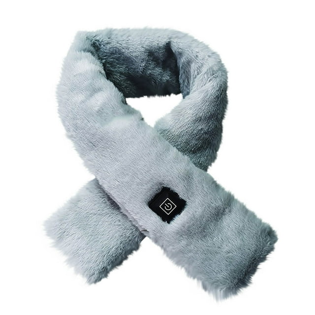 Bufanda de Calefacción para el Cuello Usb Enchufe en Invierno Cálido, 3 Velocidades de Calefacción Bufanda de Navidad Protección Del Cuello Unisex, Enchufe Usb En