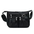 thumbnail image 1 of EeaseMX Bolso informal de gran capacidad con múltiples bolsillos, bandolera de moda, bolso de trabajo para mujer (negro), 1 of 8