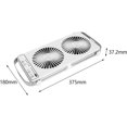 thumbnail image 2 of Silent Roof Fan 12V, Exhaust Heat Dissipation Double Reversible Roof Window Fan With 4 Speed Setting RV, 2 of 7