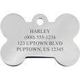 thumbnail image 3 of Harley-Davidson Chrome Stones Diva Pet ID Tag - Large Bone, 3 of 3