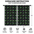 thumbnail image 2 of Blackout Kids Curtains,Black Dinosaurs Neon Pattern Childrens Insulated Curtains Set Of 2,Bedroom Essentials,Toddler Room Decor 52"x84", 2 of 5