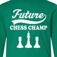 thumbnail image 4 of Inktastic Future Chess Champ Game Champion Long Sleeve Youth T-Shirt, 4 of 5