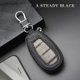 thumbnail image 5 of Funda universal de primera calidad para llavero de coche, de cuero genuino, para llavero inteligente de coche, color negro, 5 of 5