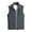Gray, variant on purcolt Mens Big and Tall Fleece Vest Full Zip Up Thick Warm Waistcoat Stand Collar Sleeveless Outerwear Jacket with Zipper Pockets