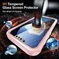 thumbnail image 3 of ShieldPlus for iPhone 16e Case Magnetic Compatible with MagSafe, Built-in Screen Protector Full Body Military Grade Drop Protective Phone Cover Clear Case for iPhone 16E 6.1" 2025,Pink, 3 of 5