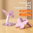 thumbnail image 2 of Cute Butterfly Phone & Tablet Stand - Foldable Adjustable Desktop Holder for iPhone, iPad & All Mobile Devices, 2 of 7