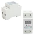 thumbnail image 4 of Plus sous le Protecteur de Tension, Dispositif de Protection Réglable de Volt Retard Automatique Durable Réinitialisation Opération Facile pour le Circuit 63A, 4 of 8