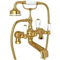 thumbnail image 1 of Perrin And Rowe U.3540L Edwardian Deck Mounted Clawfoot Tub Filler - Brass, 1 of 7