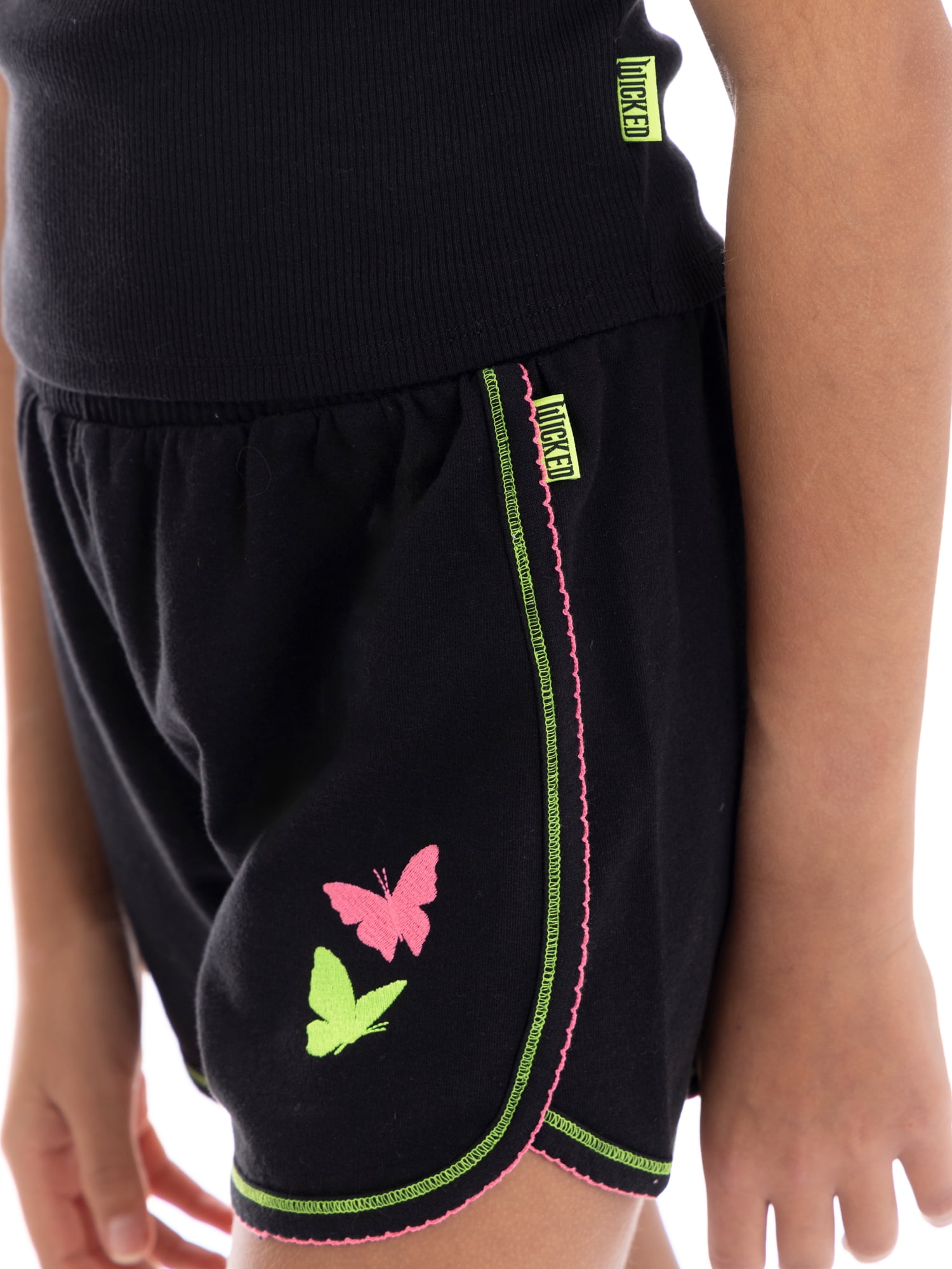 Wicked Girls Embroidered Tank Top and Shorts Set, 2-Piece, Sizes 4-16
