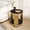 Black and Gold, variant on Sumdeal 19.7 x 19.7 x 21.26 in Round 2-Tier End Table, Tempered Glass and Stainless Steel Accent Side Table, Black and Silver
