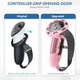 thumbnail image 4 of SUNHUFA 7Pcs VR Accessories Set for Meta Quest 3S VR Face Cover Controller Grips(Pink), 4 of 9