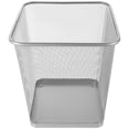 thumbnail image 2 of Miangastore Household Hollow Iron Framed Trash Can Mesh Design Ventilated Indoors Garbage Container, 2 of 8