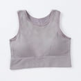 thumbnail image 6 of Plus Size Sports Bras Women Convertible Bra Feature V-Neck Nursing Bra Style W-1233 Gray M, 6 of 8