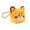 G, variant on Square Squishy Cube with Plush Chick Design and Hanging Strap, 1 Pack, Yellow, for Bag Decoration, Stuffed Animal Toy