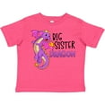 thumbnail image 3 of Inktastic Big Sister Cute Purple Dragon Girls Toddler T-Shirt, 3 of 5