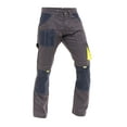 thumbnail image 3 of Men Carpenter Pants Heavy Duty Trousers Cordura Knee Pad Reinforced Utility Pockets Painter Pants Gray W36-L32, 3 of 7