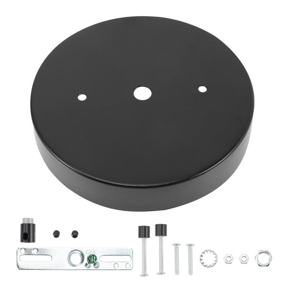1 Set Ceiling Cover Plate Metal Canopy Plate Light Fixture Cover Canopy