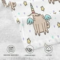 thumbnail image 4 of Dreamtimes 2 Piece Cute Dog in Unicorn Costume Hand Towels for Bath Decorative, Pure Cotton Guest Towels Fingertip Towels for Bathroom Spa Gym,16 x 28 inch, 4 of 7