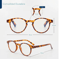 thumbnail image 2 of Paquete Xtellar De 5 Lentes Graduados 0.5 Dioptrías Para Computadora Y Lectura Con Tecnología Blue Light Gafas Para Hombre Y Mujer, 2 of 3