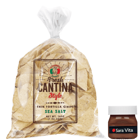 La Banderita Authentic Fresh Cantina Style Thin Tortilla Chips, 16 oz Bag