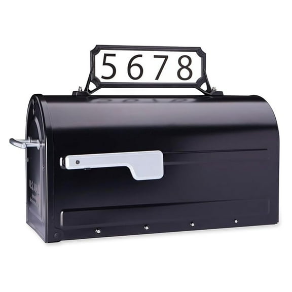 3460B Address Plaque, Small, Black